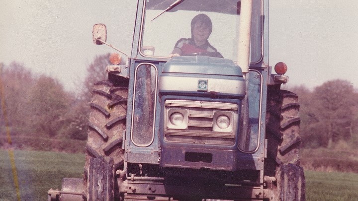 Working on the family farm